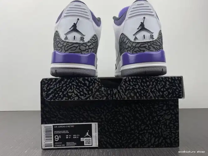 Cheap Jordan CT8532-105 3 Retro 'Dark Air Iris' 0503